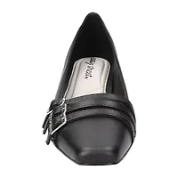 Easy Street Womens Block Heel Booties