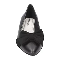 Easy Street Womens Pointed Closed Toe Block Heel Pumps