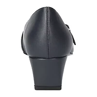 Easy Street Womens Block Heel Booties