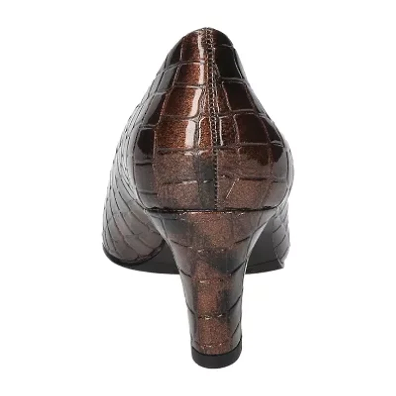 Easy Street Womens Stiletto Heel Booties