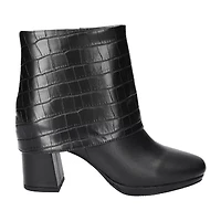 Easy Street Womens Block Heel Booties