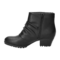 Easy Street Womens Block Heel Booties