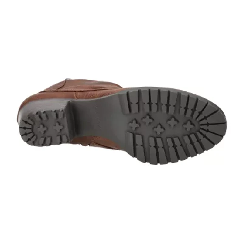 Easy Street Womens Block Heel Booties