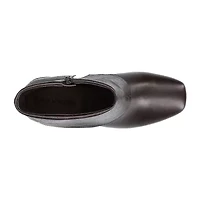 Easy Street Womens Block Heel Booties