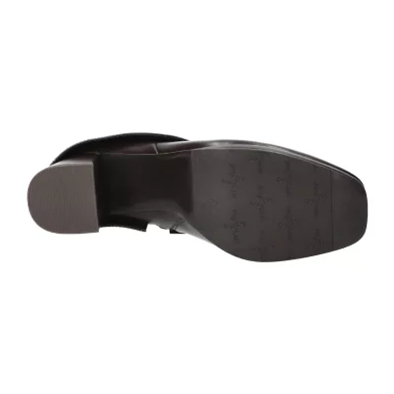 Easy Street Womens Block Heel Booties