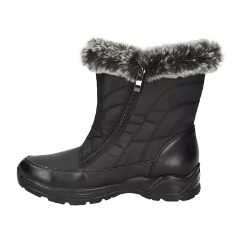 Easy Street Womens Flat Heel Snow Boots