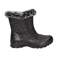 Easy Street Womens Flat Heel Snow Boots
