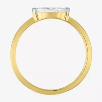 Diamond Addiction G-H / Si2-I1 Womens 1/2 CT. T.W. Lab Grown White 10K Gold Marquise Solitaire Cocktail Ring