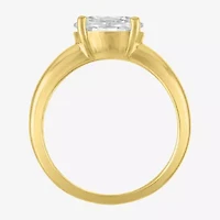 Diamond Addiction (E-F / Vs1-Vs2) Womens 2 CT. T.W. Lab Grown White 10K Gold Solitaire Cocktail Ring