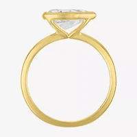 Diamond Addiction E-F / Vs1-Vs2 Womens 2 CT. T.W. Lab Grown White 10K Gold Pear Solitaire Cocktail Ring