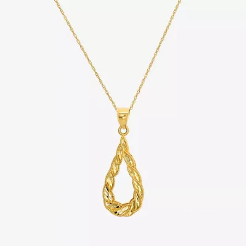 Womens 14K Gold Pear 2-pc. Jewelry Set