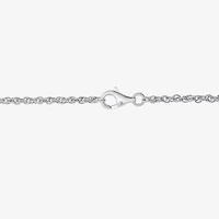 Sacered Heart Of Jesus Mens Sterling Silver 24 Inch Pendant Necklace