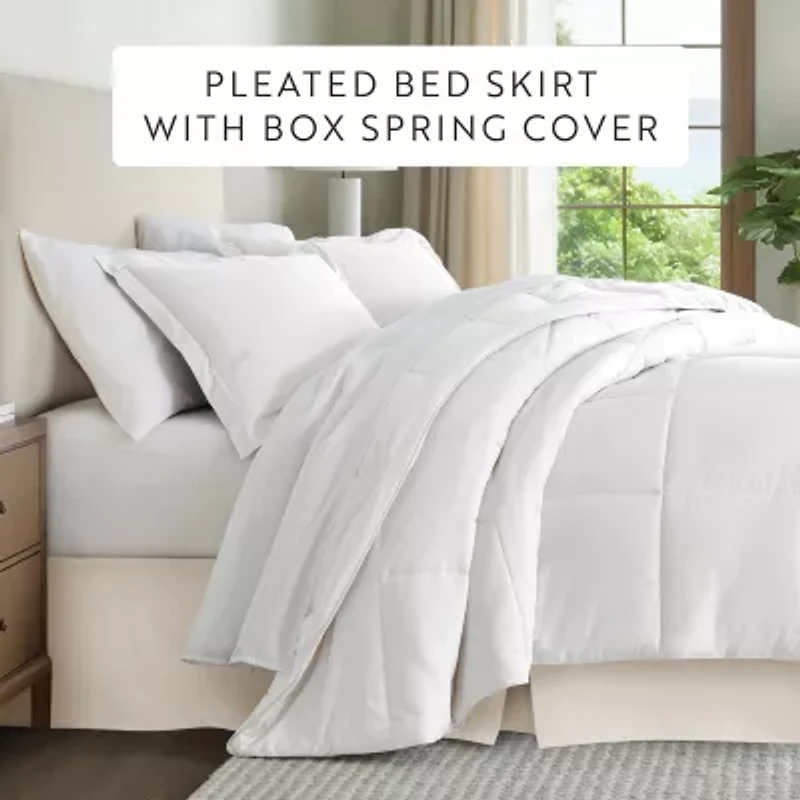 Casual Comfort Luxury Pleated 14" Hypoallergenic Wrinkle Resistant Bed Skirt