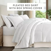 Casual Comfort Luxury Pleated 14" Hypoallergenic Wrinkle Resistant Bed Skirt