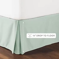 Casual Comfort Luxury Pleated 14" Hypoallergenic Wrinkle Resistant Bed Skirt