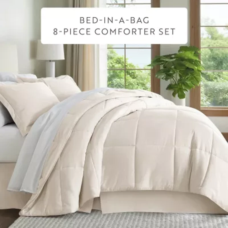 Casual Comfort Premium Ultra Soft Complete Bedding Set with Sheets