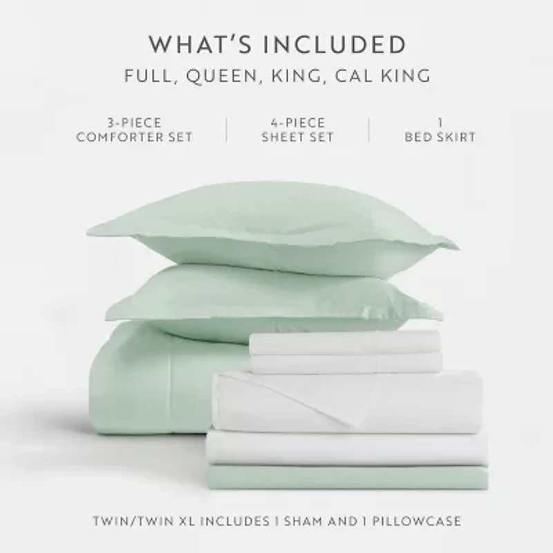 Casual Comfort Premium Ultra Soft Complete Bedding Set with Sheets