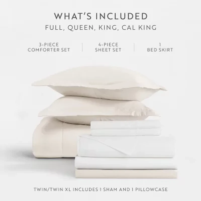 Casual Comfort Premium Ultra Soft Complete Bedding Set with Sheets