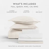 Casual Comfort Premium Ultra Soft Complete Bedding Set with Sheets