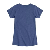 Disney Collection Girls Round Neck Short Sleeve Regular Fit Minnie Mouse Graphic T-Shirt