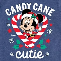 Disney Collection Girls Round Neck Short Sleeve Regular Fit Minnie Mouse Graphic T-Shirt