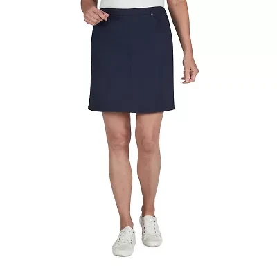 Hearts Of Palm Womens Petite A-Line Skirt