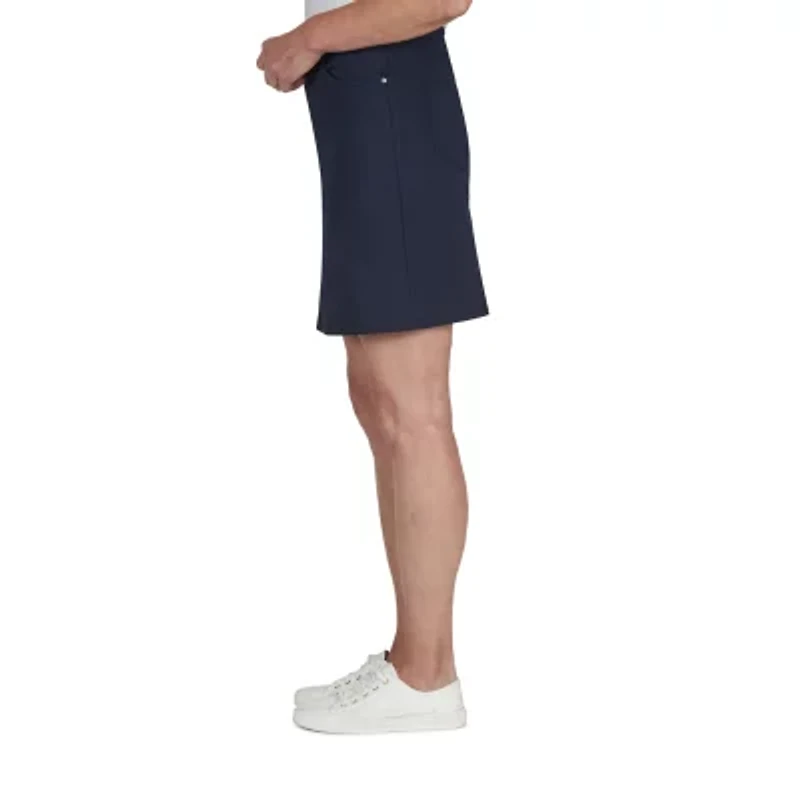 Hearts Of Palm Womens Petite A-Line Skirt