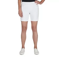 Hearts Of Palm Womens Mid Rise Petite Pull-On Short