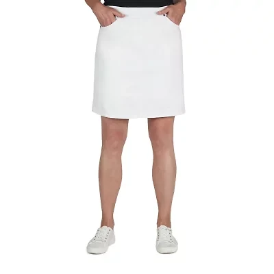 Hearts Of Palm Womens Petite A-Line Skirt