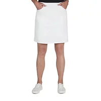 Hearts Of Palm Womens Petite A-Line Skirt