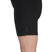 Hearts Of Palm Womens Mid Rise Petite Pull-On Short