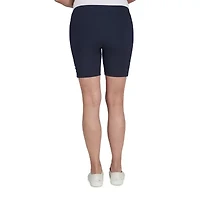 Hearts Of Palm Womens Mid Rise Petite Pull-On Short