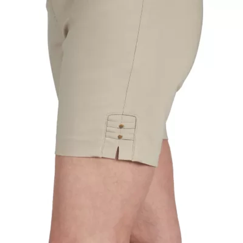 Hearts Of Palm Womens Mid Rise Pull-On Short