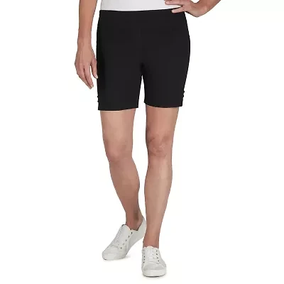 Hearts Of Palm Womens Mid Rise Pull-On Short