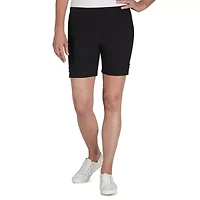 Hearts Of Palm Womens Mid Rise Pull-On Short