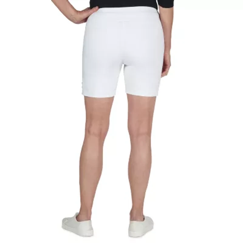 Hearts Of Palm Womens Mid Rise Pull-On Short