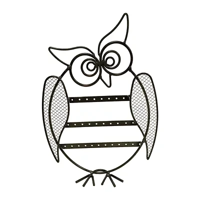 Black Owl Earring Holder