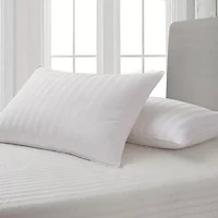 Blue Ridge Home Fashions 350 Thread Count Damask Stripe White Down Pillow