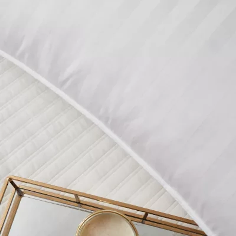 Blue Ridge Home Fashions 350 Thread Count Damask Stripe White Down Pillow