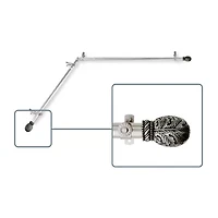 Rod Desyne Forest Corner Window 3/4 Adjustable Curtain