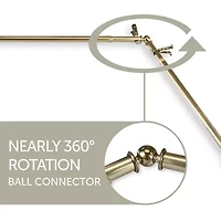 Rod Desyne Trumpet Bay Window