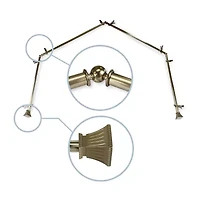 Rod Desyne Trumpet -Sided Bay Window