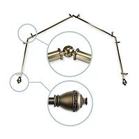 Rod Desyne Amelie 4-Sided Bay Window