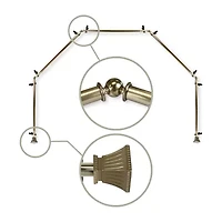 Rod Desyne Trumpet 5-Sided Bay Window