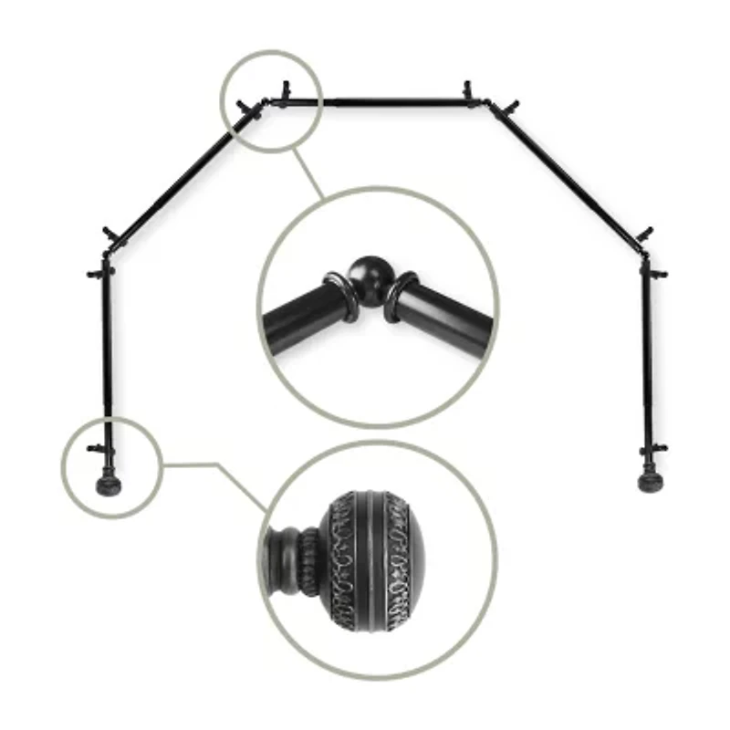 Rod Desyne Ornament 5-Sided Bay Window