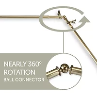 Rod Desyne Amelie 5-Sided Bay Window