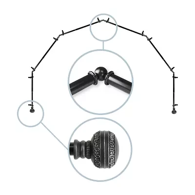 Rod Desyne Ornament 6-Sided Bay Window