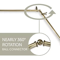 Rod Desyne Amelie 6-Sided Bay Window