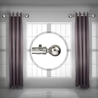 Rod Desyne (Set Of 2) Sphere Side 1 1/2 Adjustable Curtain