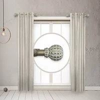 Rod Desyne (Set Of 2) Pode Side 1 Adjustable Curtain